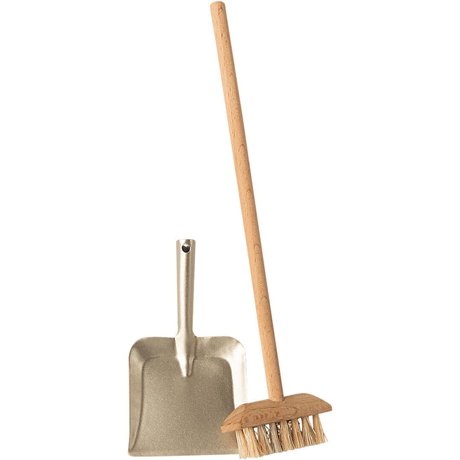 maileg poppenhuis stoffer & blik - 15 cm | 11-0301-00 | 0