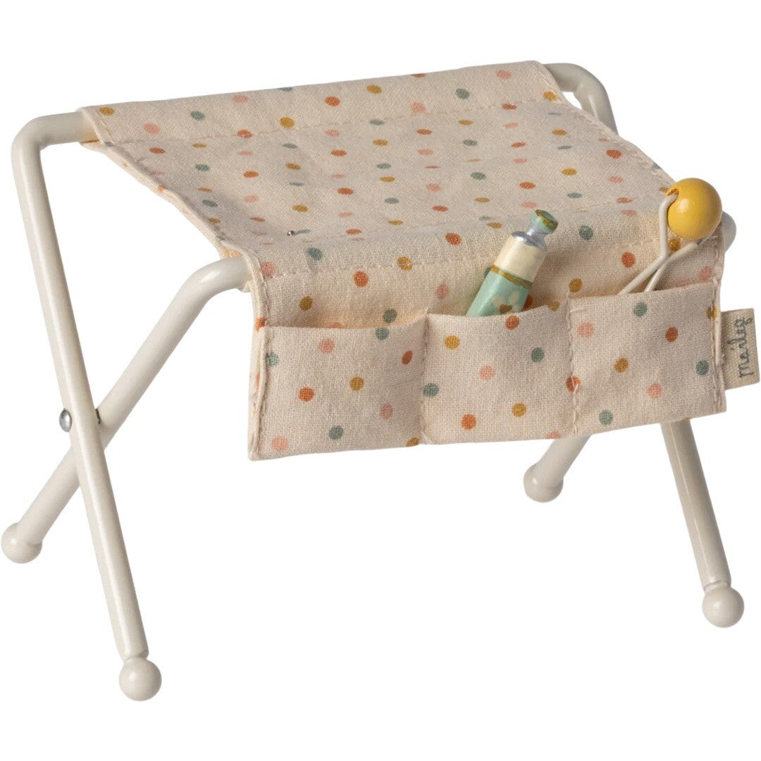 maileg poppenhuis verzorgingstafel off white - babymuis - 8 cm | 11-4120-00 | 0