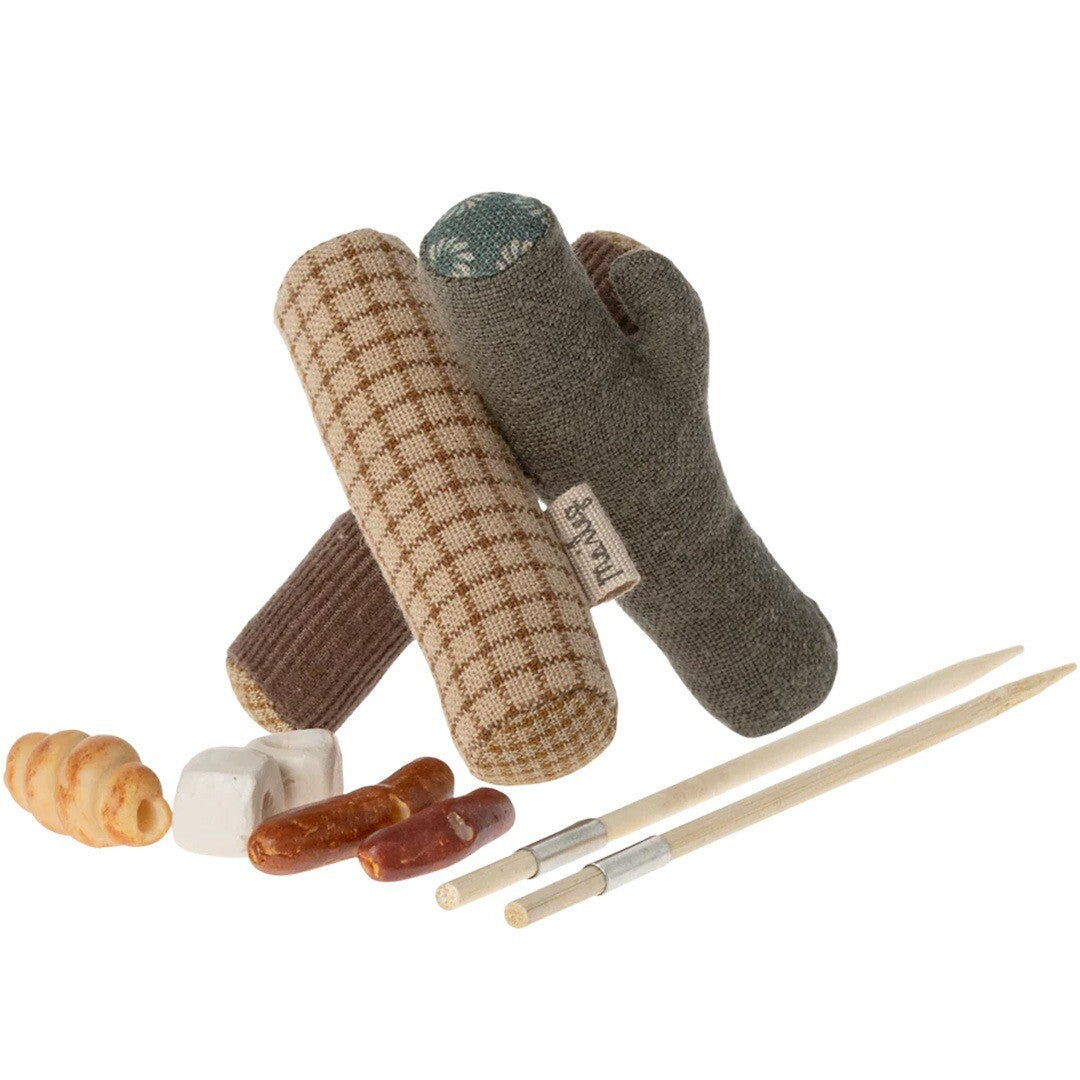 maileg poppenkampvuur geruit  | 11-3302-00 | 0
