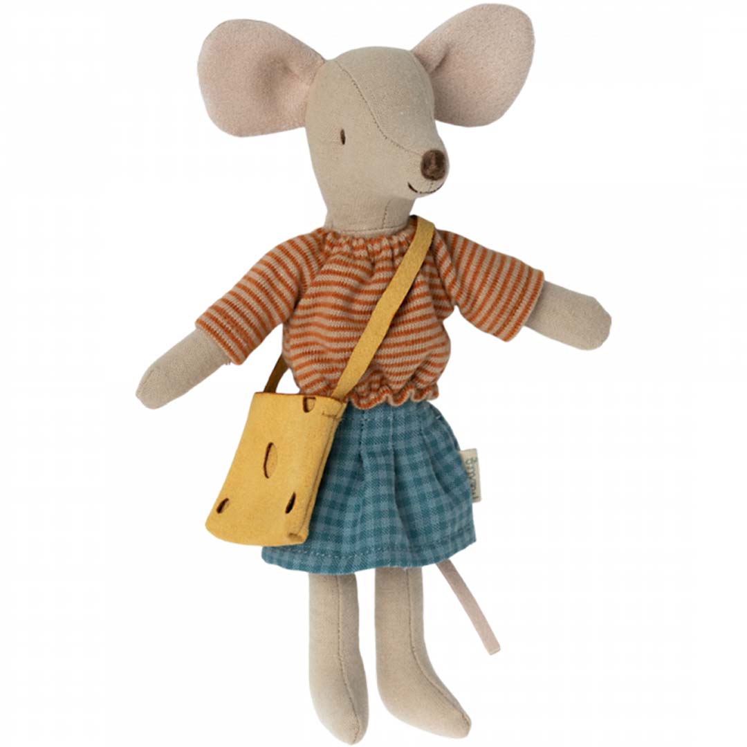 maileg poppenkleding moedermuis met tas - 3-delig  | 17-2304-02 | 1