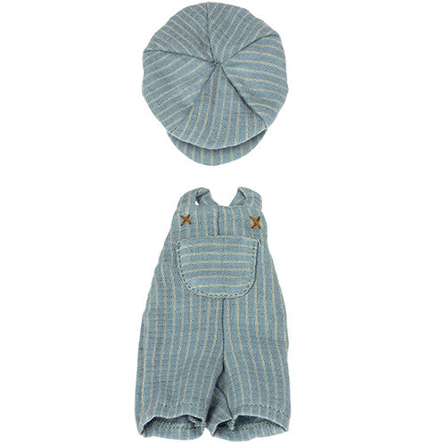 maileg poppenkleding tuinbroek - teddy junior | 16-1828-00 | 0