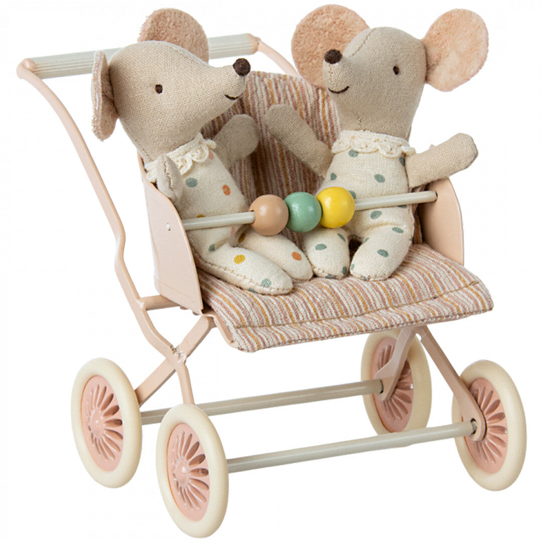 maileg poppenwagen rose - my - 9,5 cm   | 11-4104-00 | 2