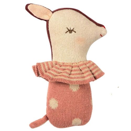 maileg rammelaar bambi - roze | 16-9910-00 | 0