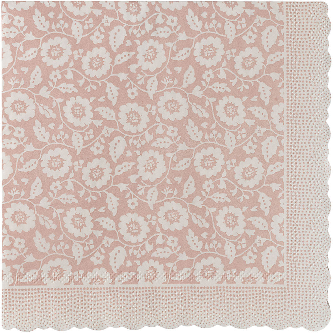 maileg servetten bloemen - powder - 20st | 15-5302-00 | 0
