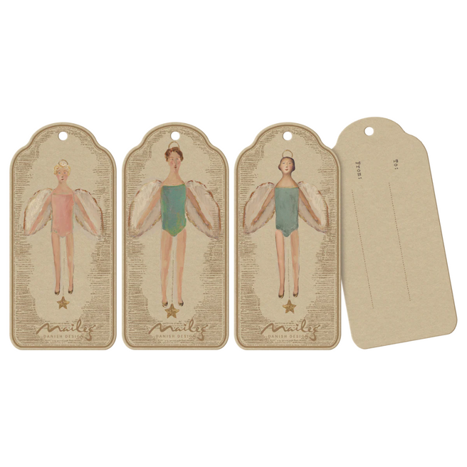 maileg cadeaulabels angel - 12st | 15-5101-00 | 0