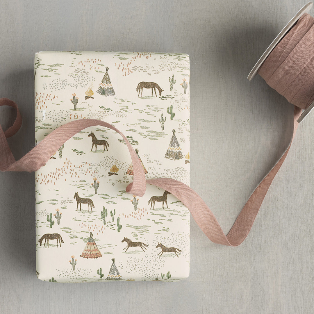 maileg inpakpapier chevaux heureux - 10m