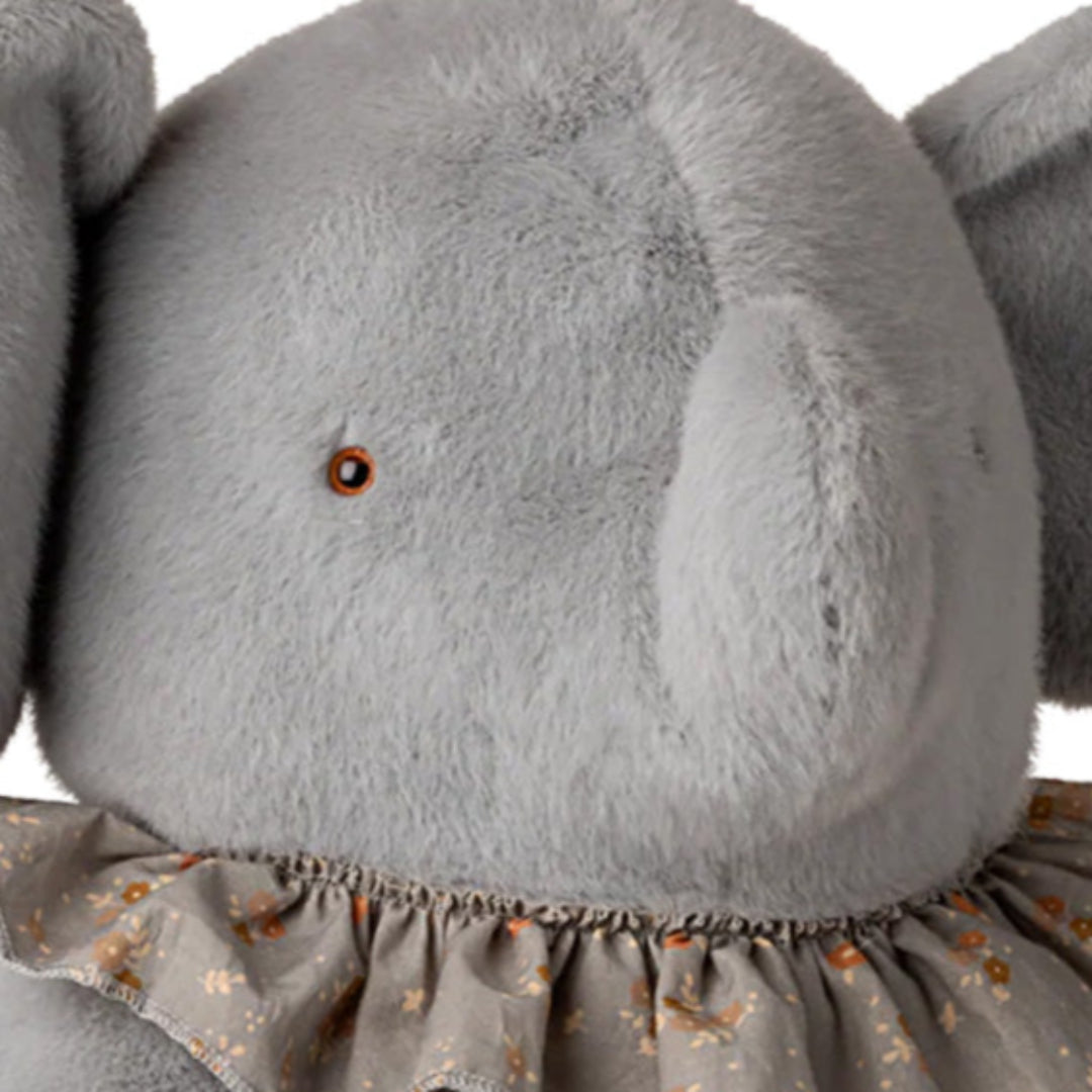 maileg knuffelolifant plush - blue grey - 45 cm | 16-5997-00 | 1