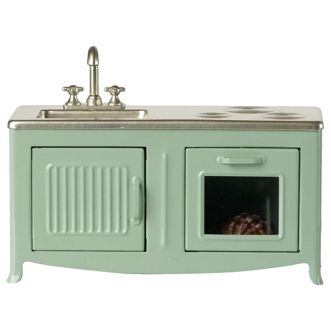 maileg poppenhuis keuken - groen - 14 cm | MAIL11-6100-00 | 2