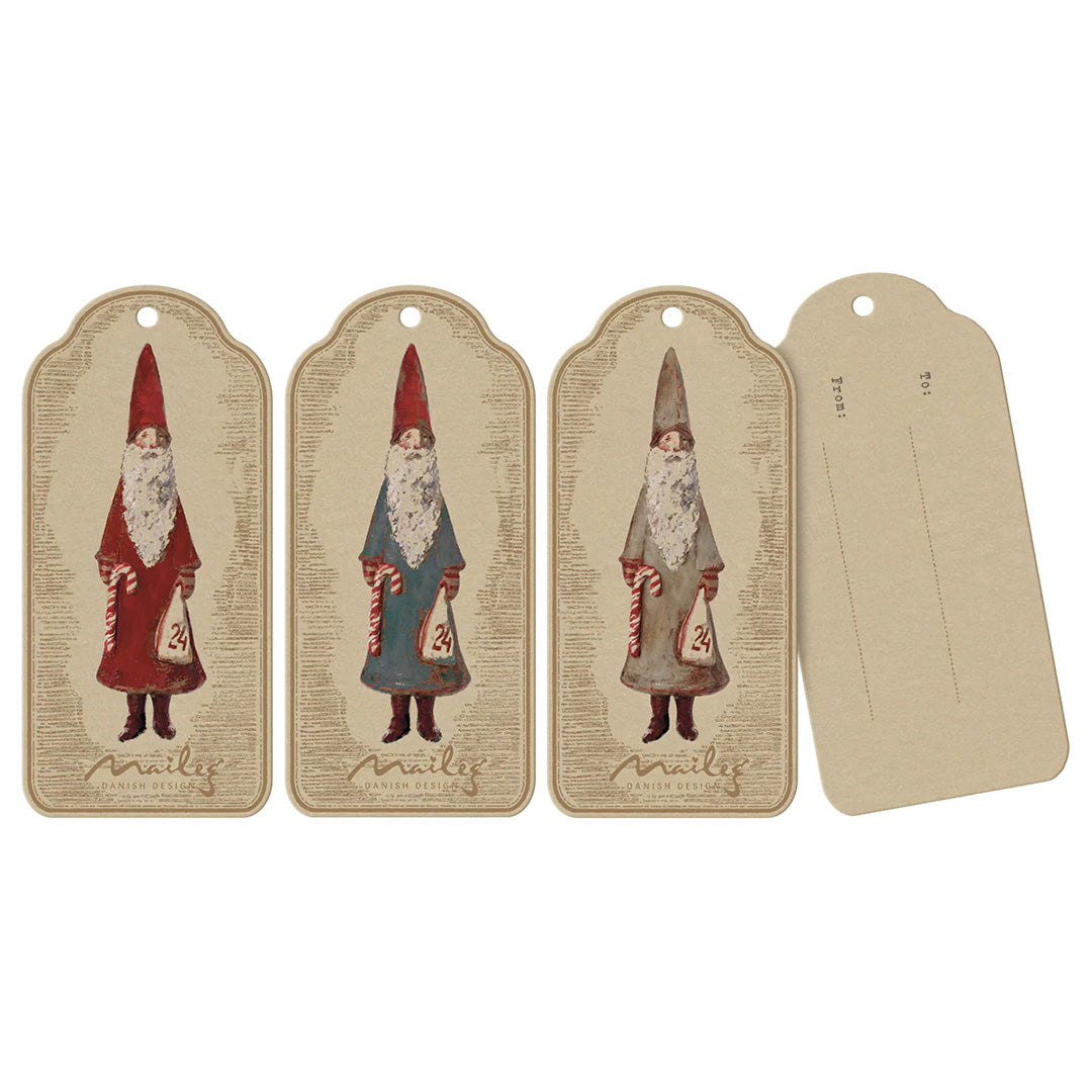 maileg cadeaulabels nicolaus - 12st | 14-5120-00 | 0