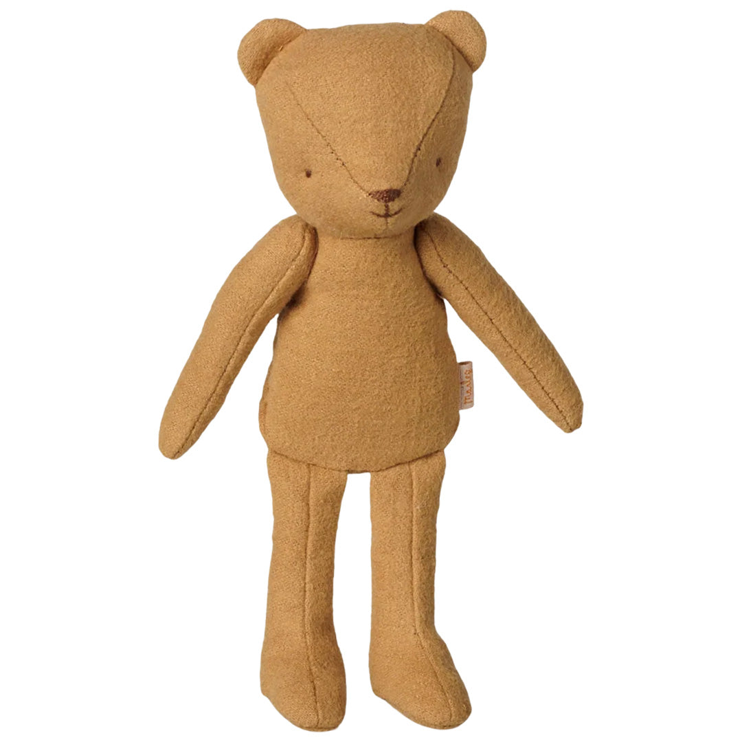maileg knuffelbeer - junior - cream yellow - 19 cm | 16-6801-00 | 