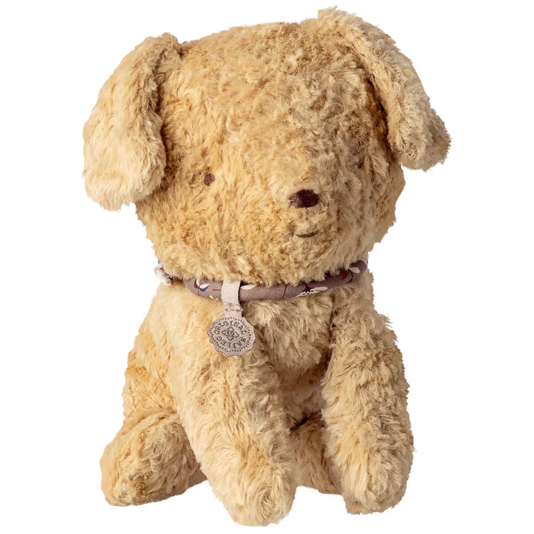 maileg knuffelhond puppy - soft sand - 16 cm | 16-6910-00 | 