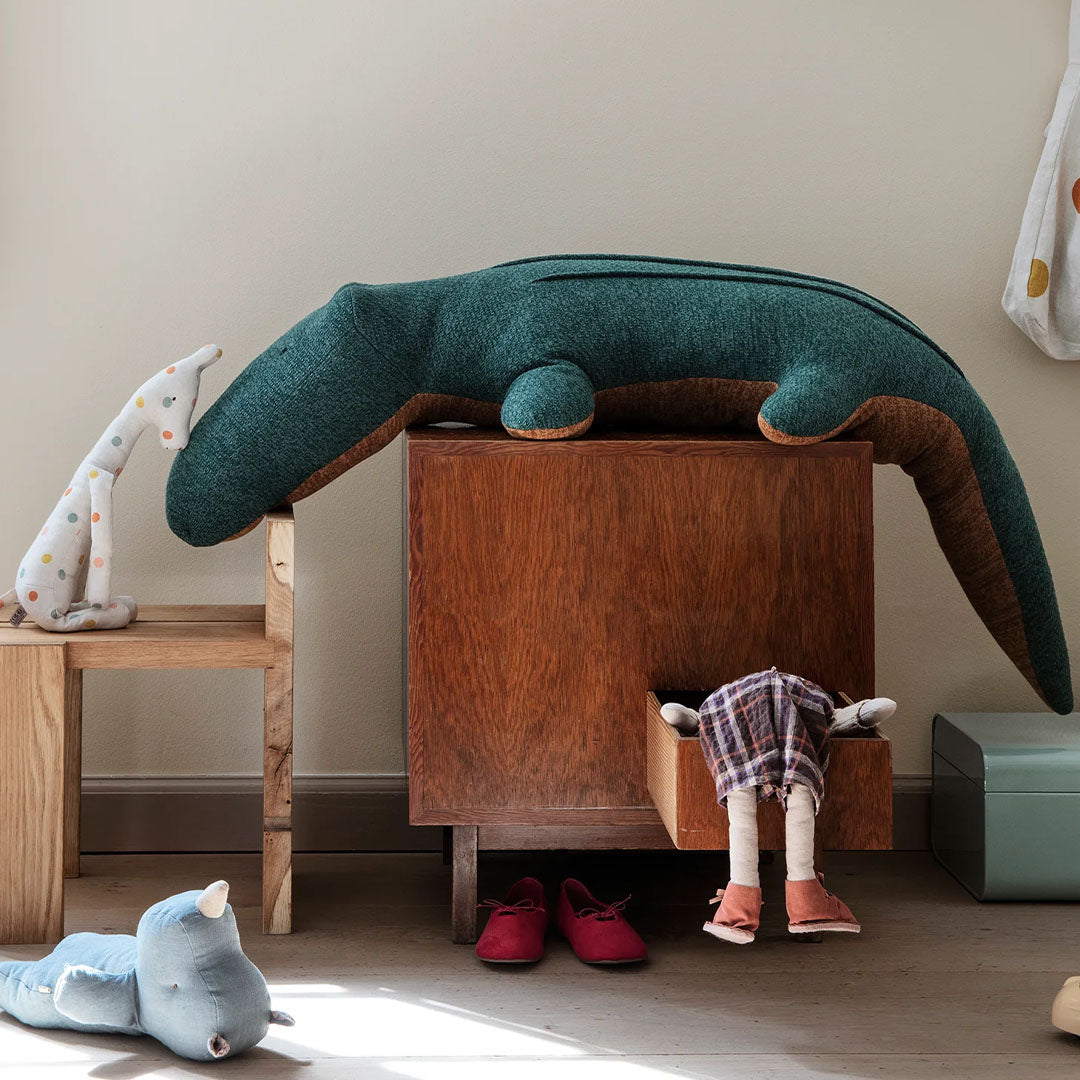 maileg knuffelkrokodil safari friends - 130 cm | 16-6601-00 | 2