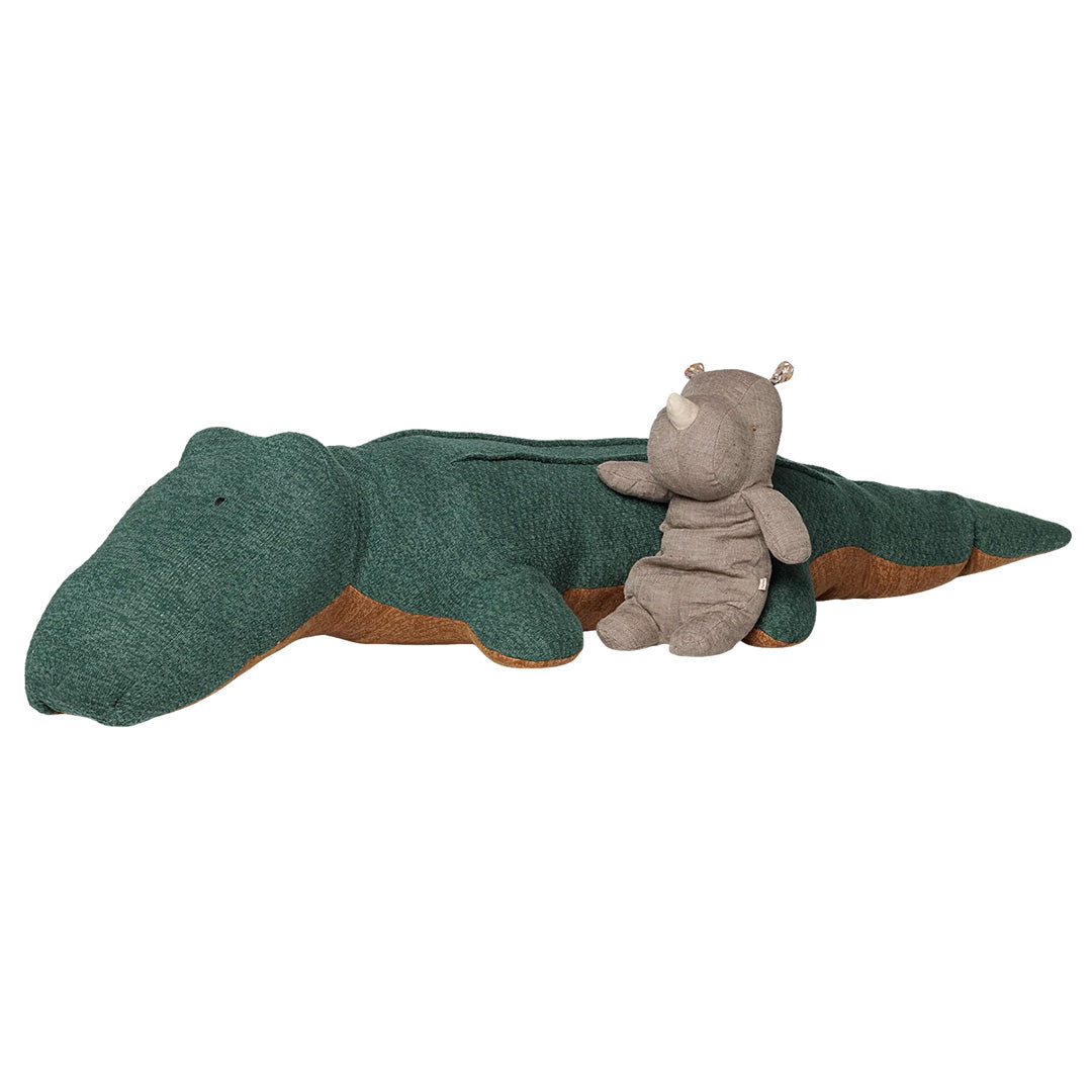 maileg knuffelkrokodil safari friends - 130 cm | 16-6601-00 | 3