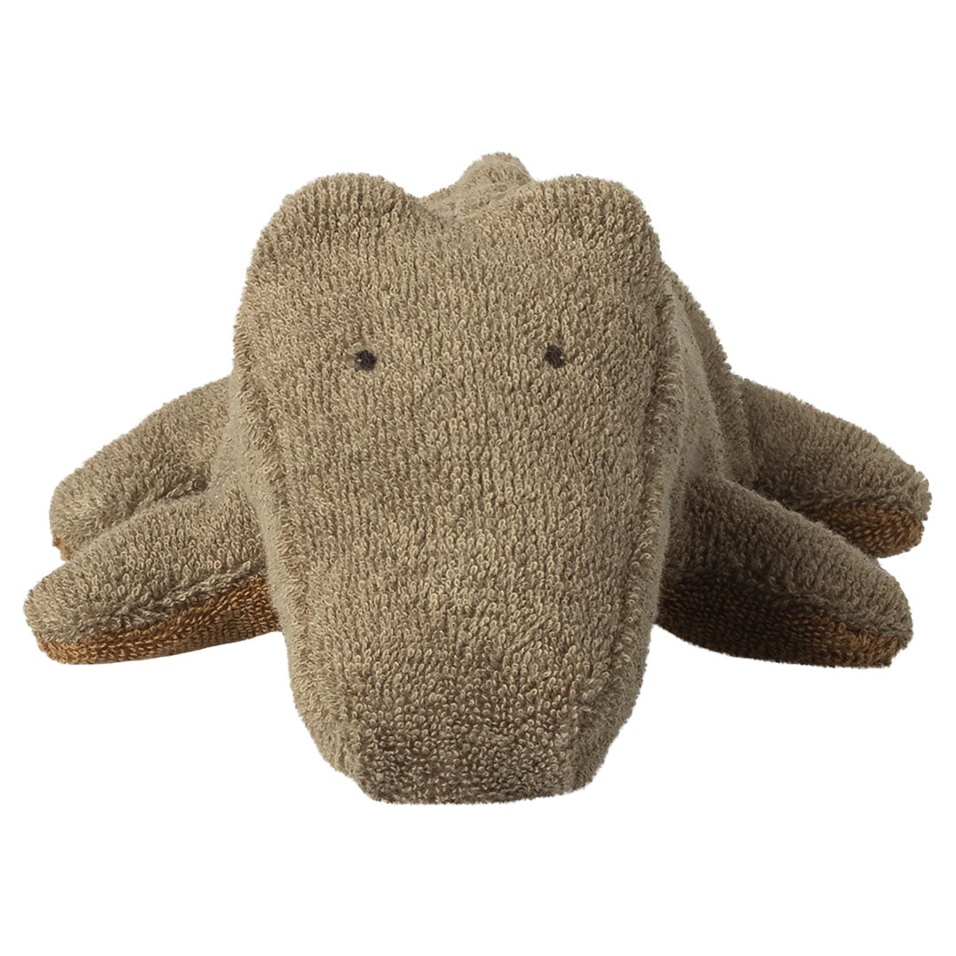 maileg knuffelkrokodil safari friends - olive green - 26 cm