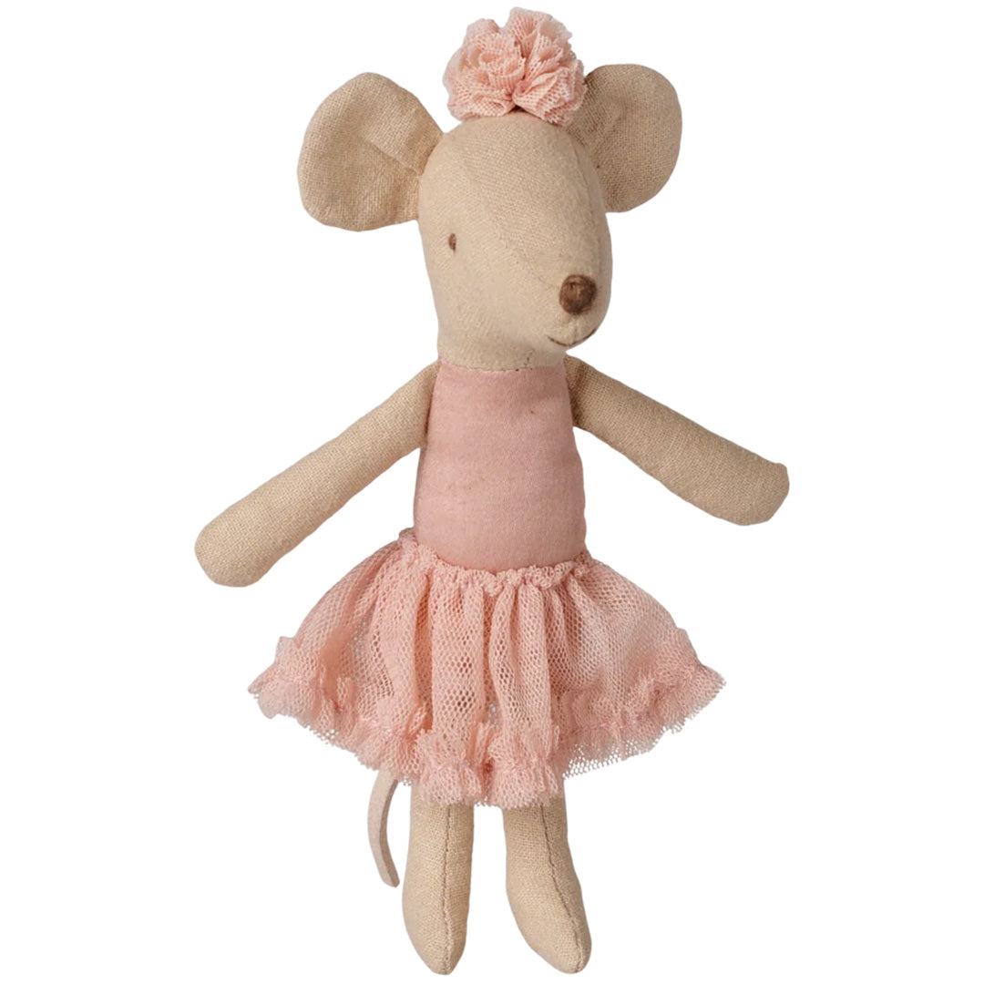 maileg knuffelmuis ballerina grote zus - light heather - 13 cm | 17-6207-00 | 