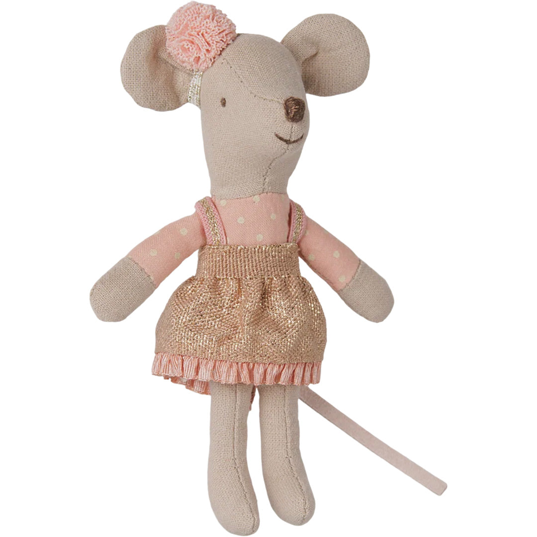 maileg knuffelmuis chauffeur - kleine zus - 10 cm | 17-6116-00 | 