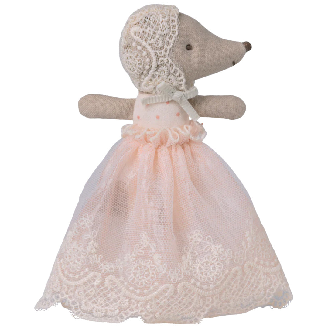 maileg knuffelmuis met nachtjapon baby - powder - 11 cm | 17-6000-00 | 