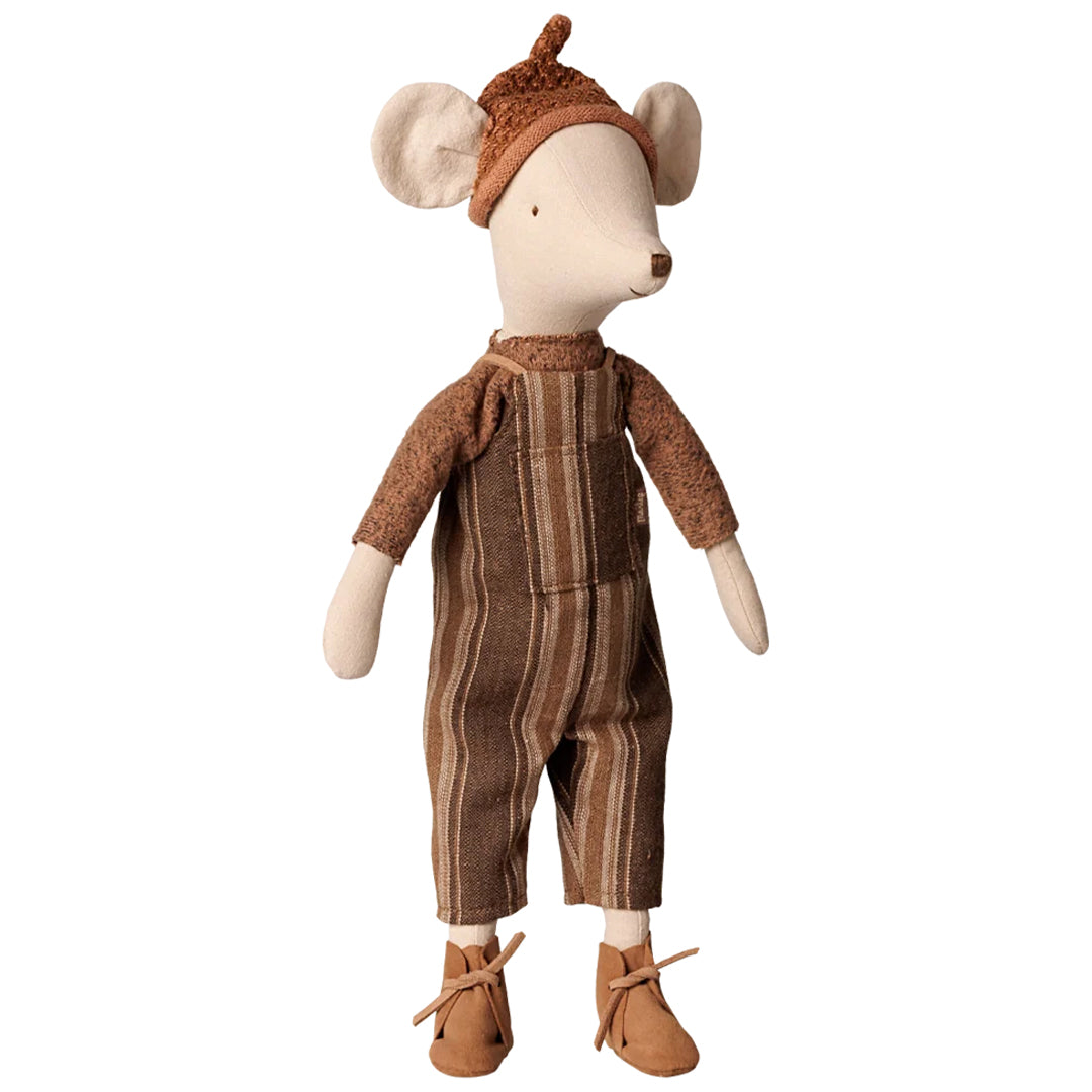 maileg knuffelmuis met tuinbroek - middel muis - 34 cm | 17-6401-00 |
