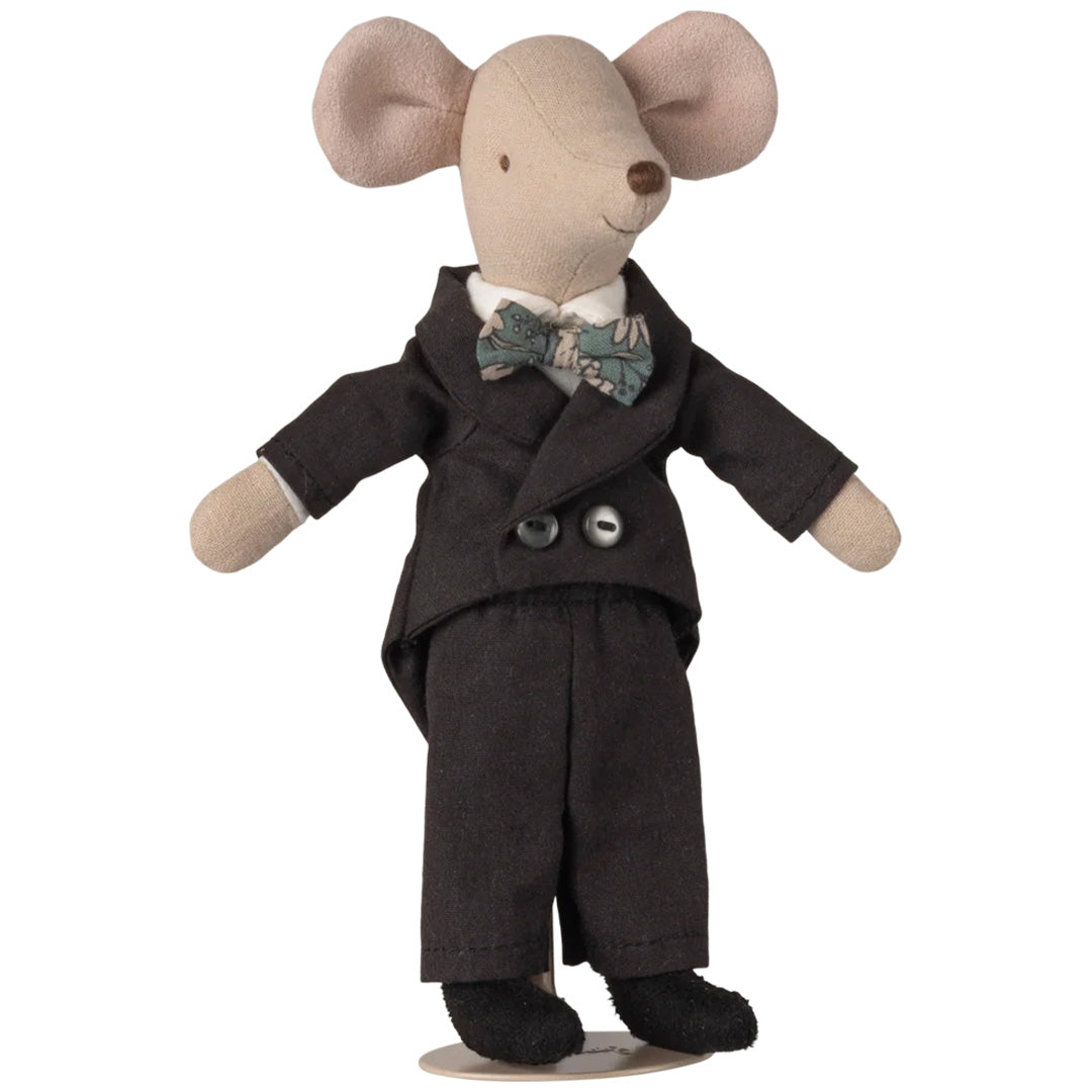 maileg knuffelmuis vader en moeder in luciferdoosje - bruiloft - 16 cm | 17-6300-00 | 3