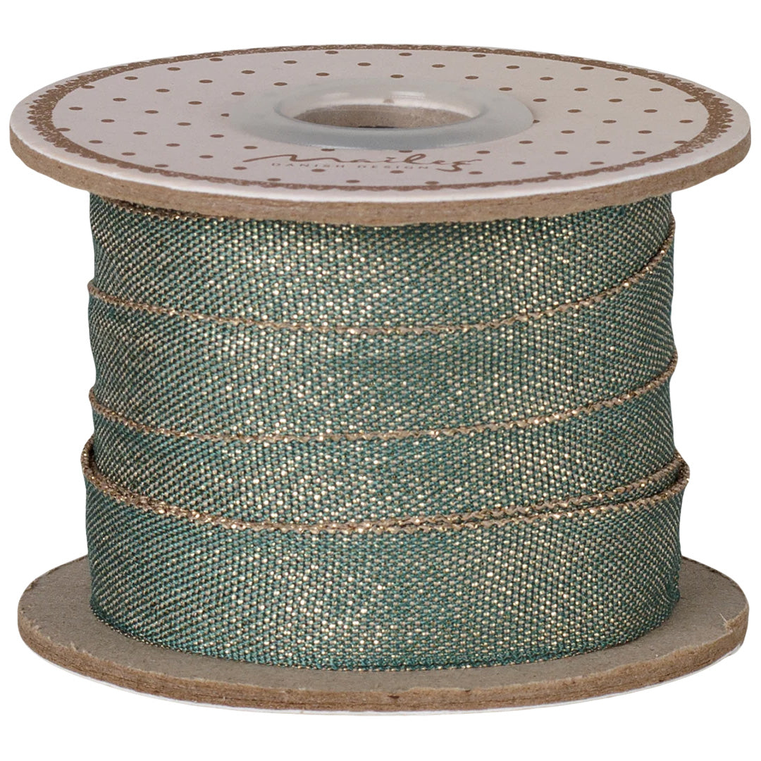 maileg lint - green gold - 10 m | 19-6200-00 | 
