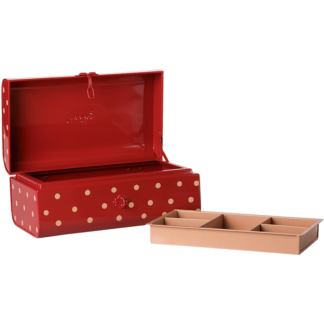 maileg opslagkistje - red - 35 cm | 19-6531-00 | 