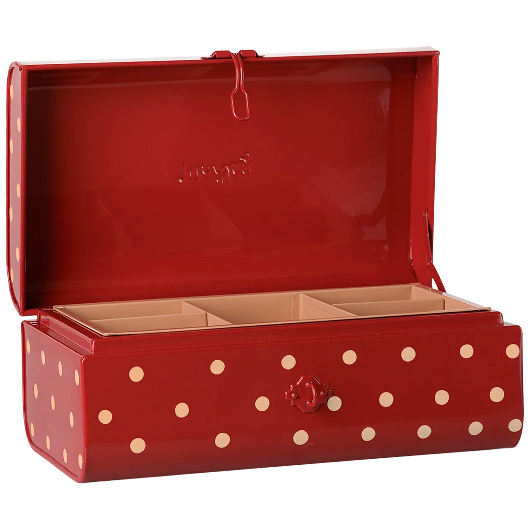 maileg opslagkistje - red - 35 cm | 19-6531-00 | 3