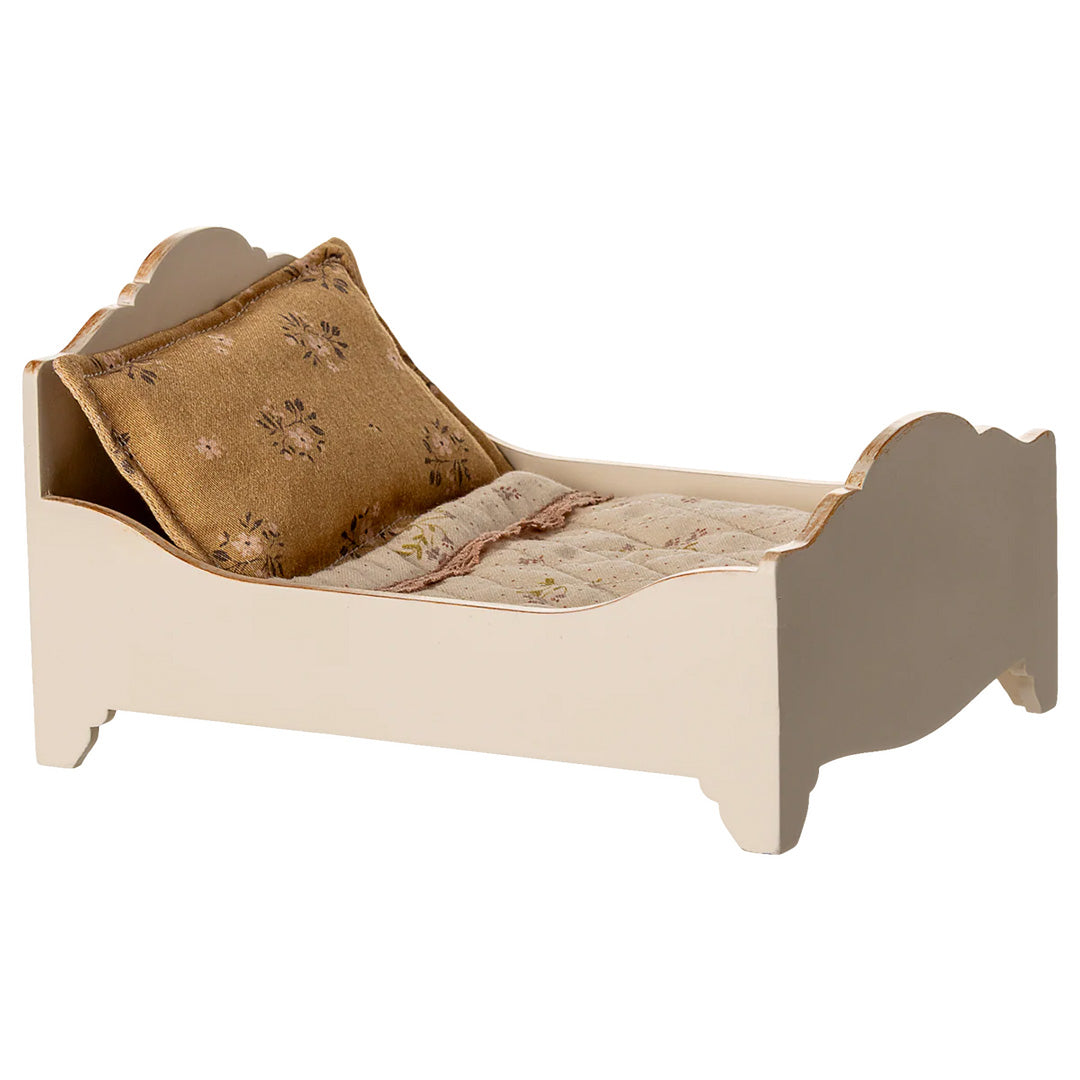 maileg poppenbed - off white - 16 cm | 11-5004-00 | 3