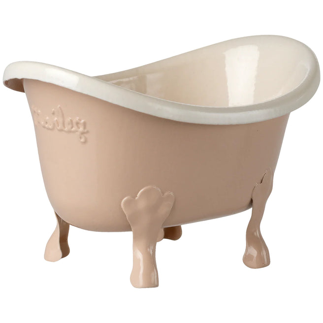 maileg poppenhuis bad - muis - rose - 10,5 cm | 11-6108-00 | 