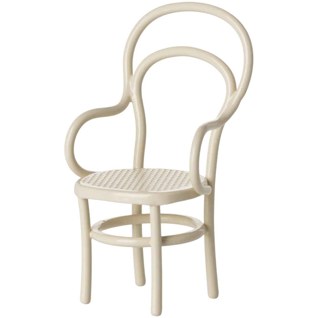 maileg poppenhuis eettafelstoel - off white - 8,5 cm | 11-5131-00| 0