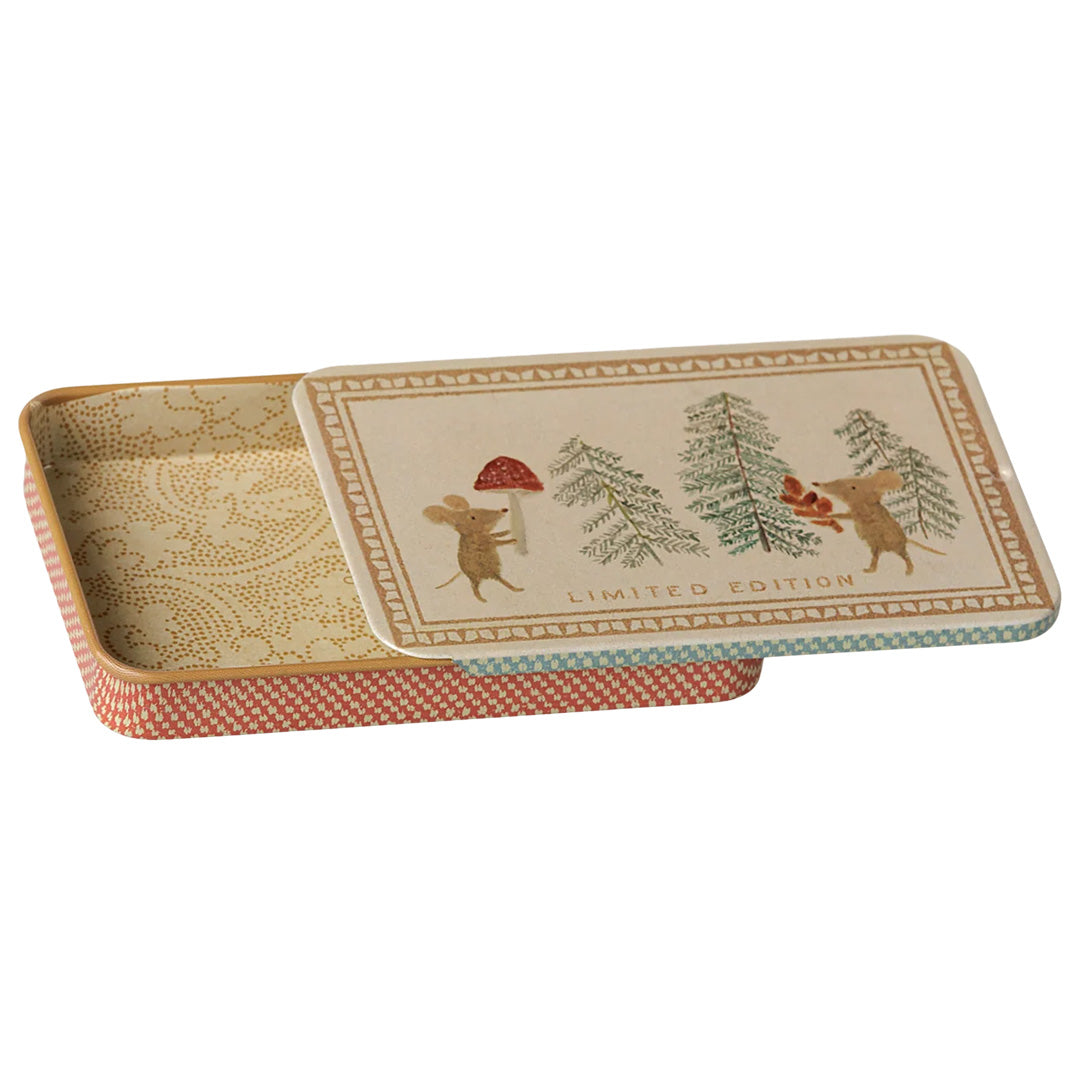 maileg poppenhuis kist - kerstmuis - 9 cm | 14-6111-00 | 2