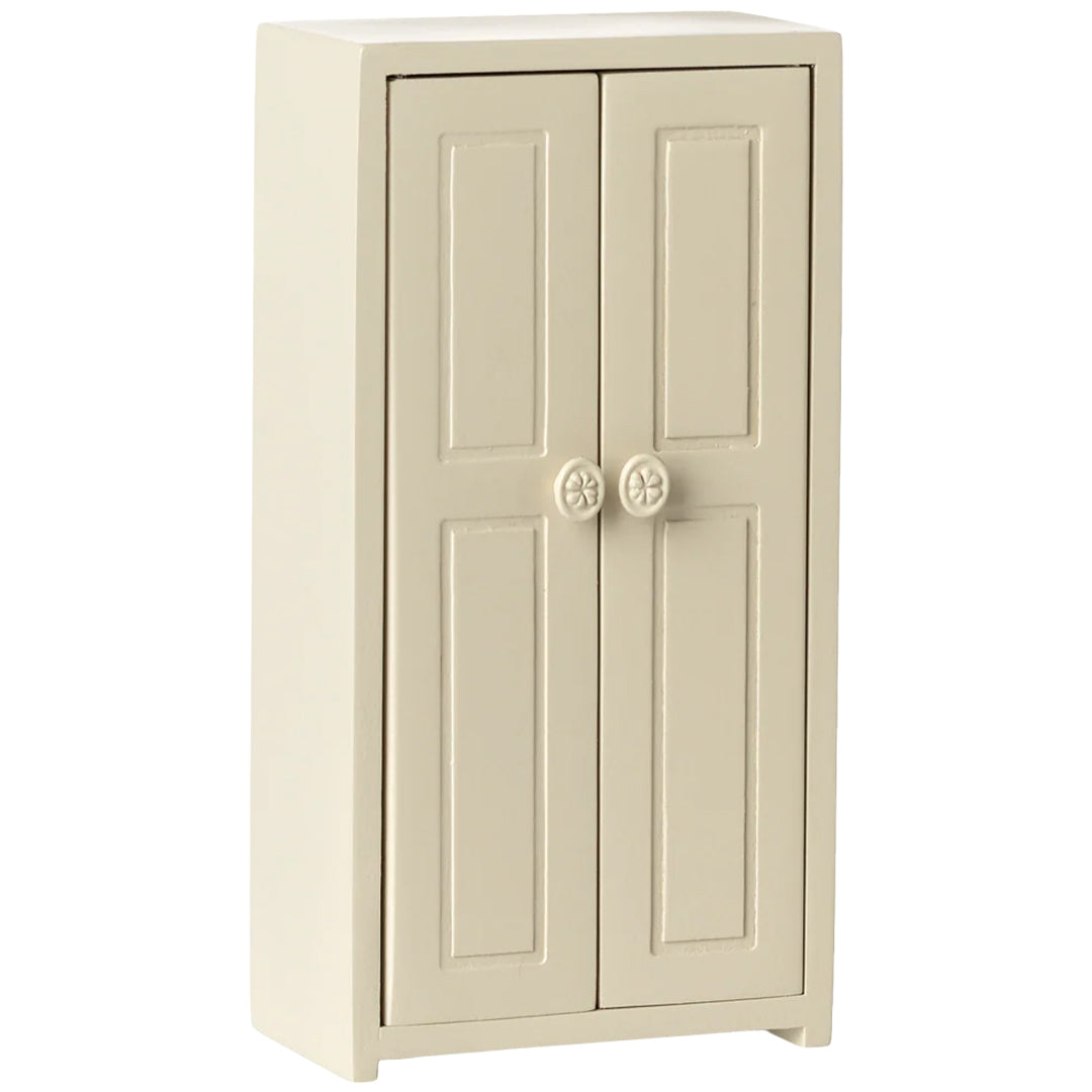 maileg poppenhuis kledingkast muis - cream - 14 cm| 11-6008-00 | 