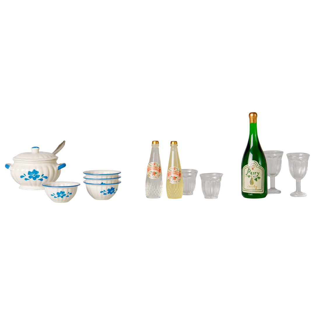 maileg poppenhuis soepset - muis - 6,5 cm | 11-6118-00 | 