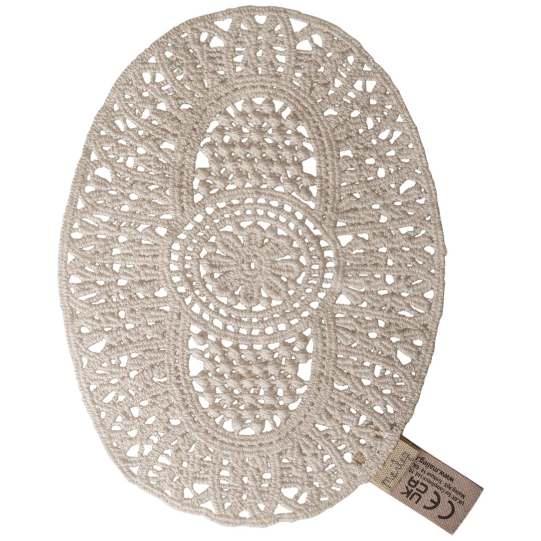 maileg poppenhuis vloerkleed kant - muis - 12,5 cm | 11-6405-00 | 