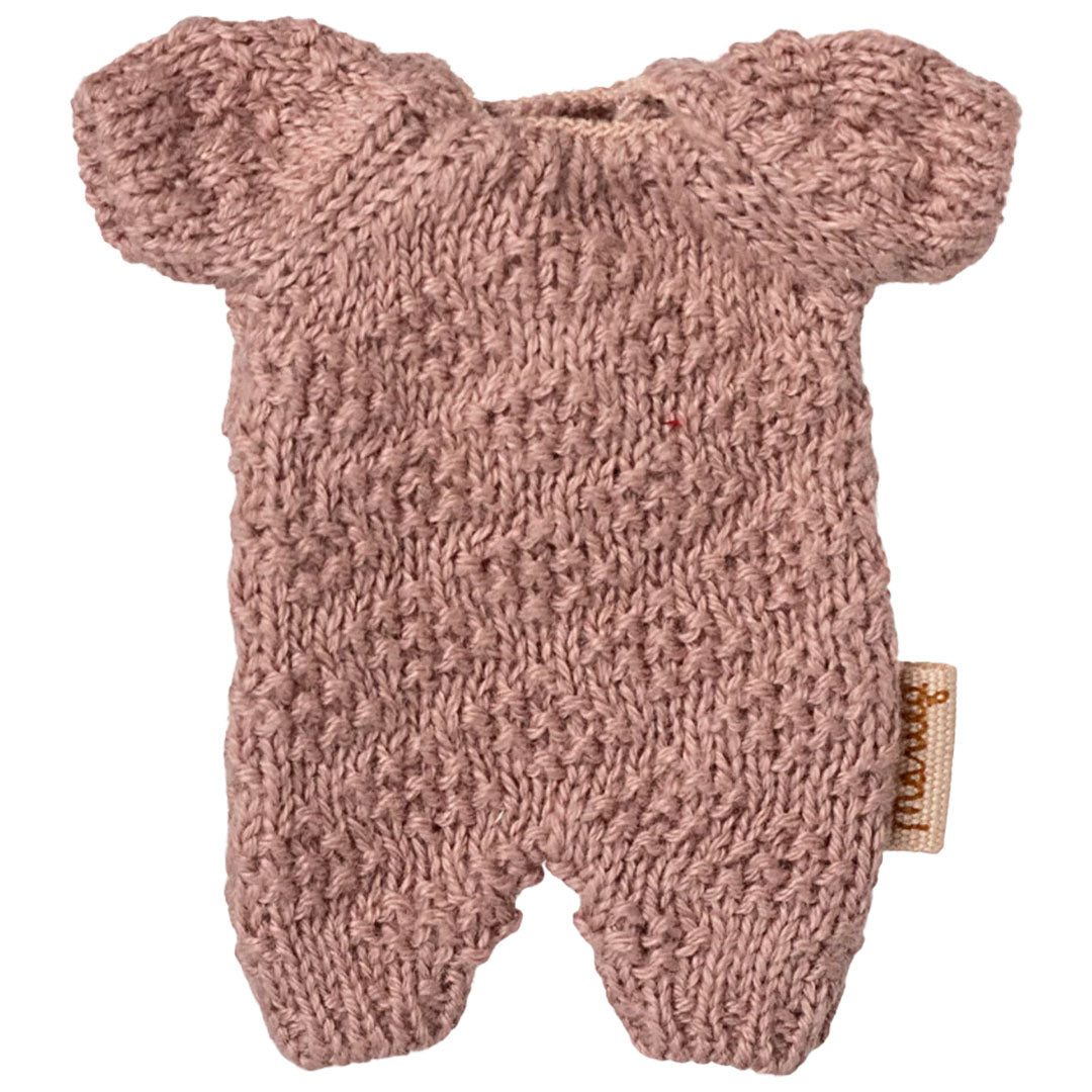 maileg poppenkleding gebreid pakje - knuffelkonijn - micro | 16-5026-00 | 0