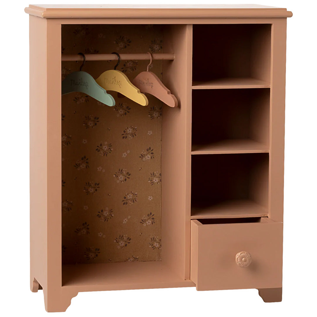 maileg poppenkledingkast - dark powder - 33 cm | 11-5005-00 | 0