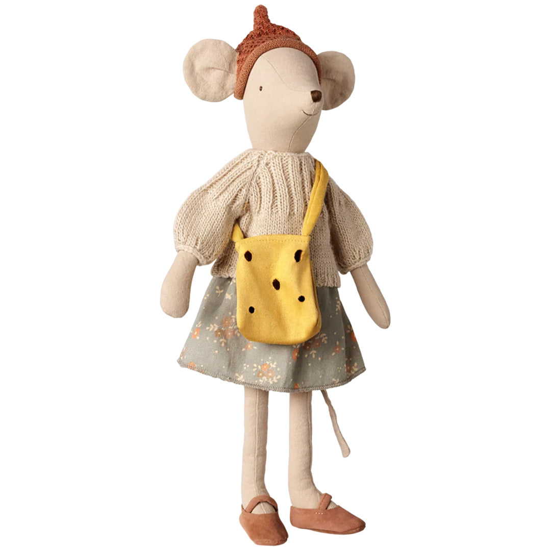 maileg poppentas cheese - middel muis - 15 cm | 17-6400-02 | 2