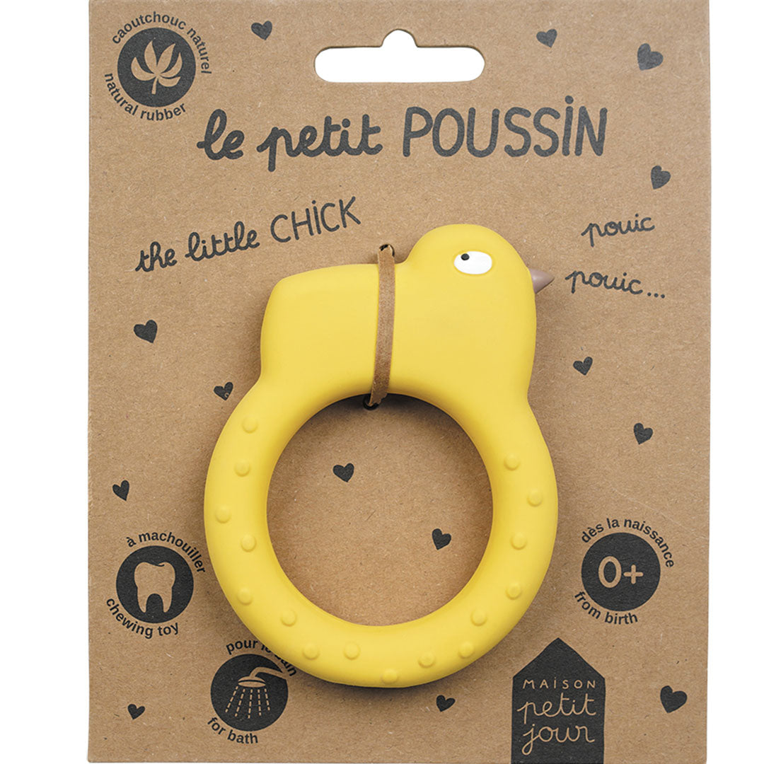 maison petit jour bijtspeelgoed kuiken | PU201R | 3