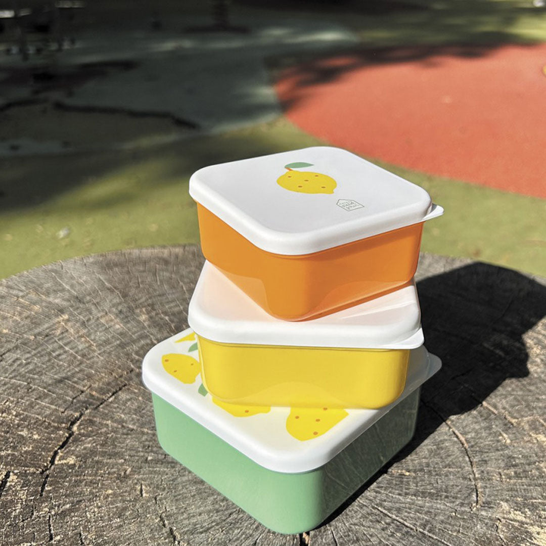 maison petit jour lunchbox set citroenen - 3st | CI994P | 3