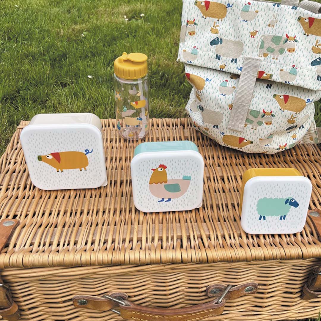 maison petit jour lunchbox set de boerderij - 3st | AF994T | 1
