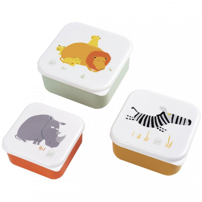 maison petit jour lunchbox set de savanne - 3st | SA994N | 0