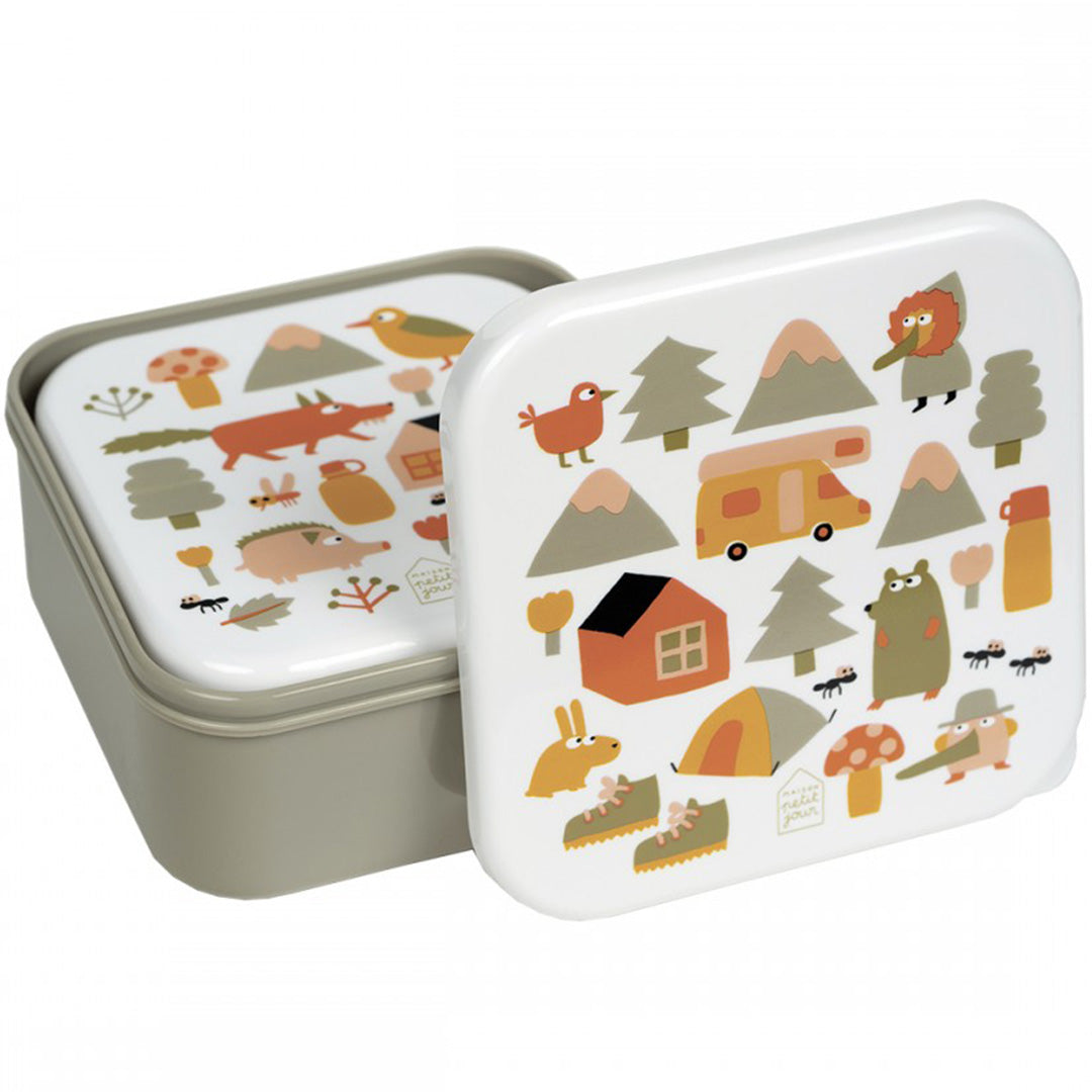 maison petit jour lunchbox set het avontuur - 3st | AA994R | 1