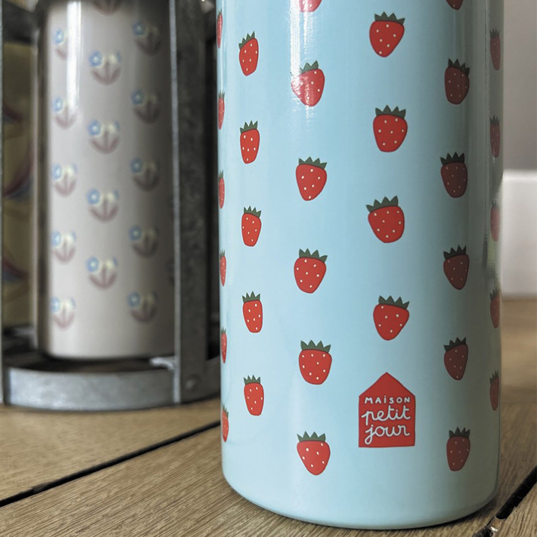 maison petit jour rvs drinkfles aardbeien - 500 ml | ST792R | 2