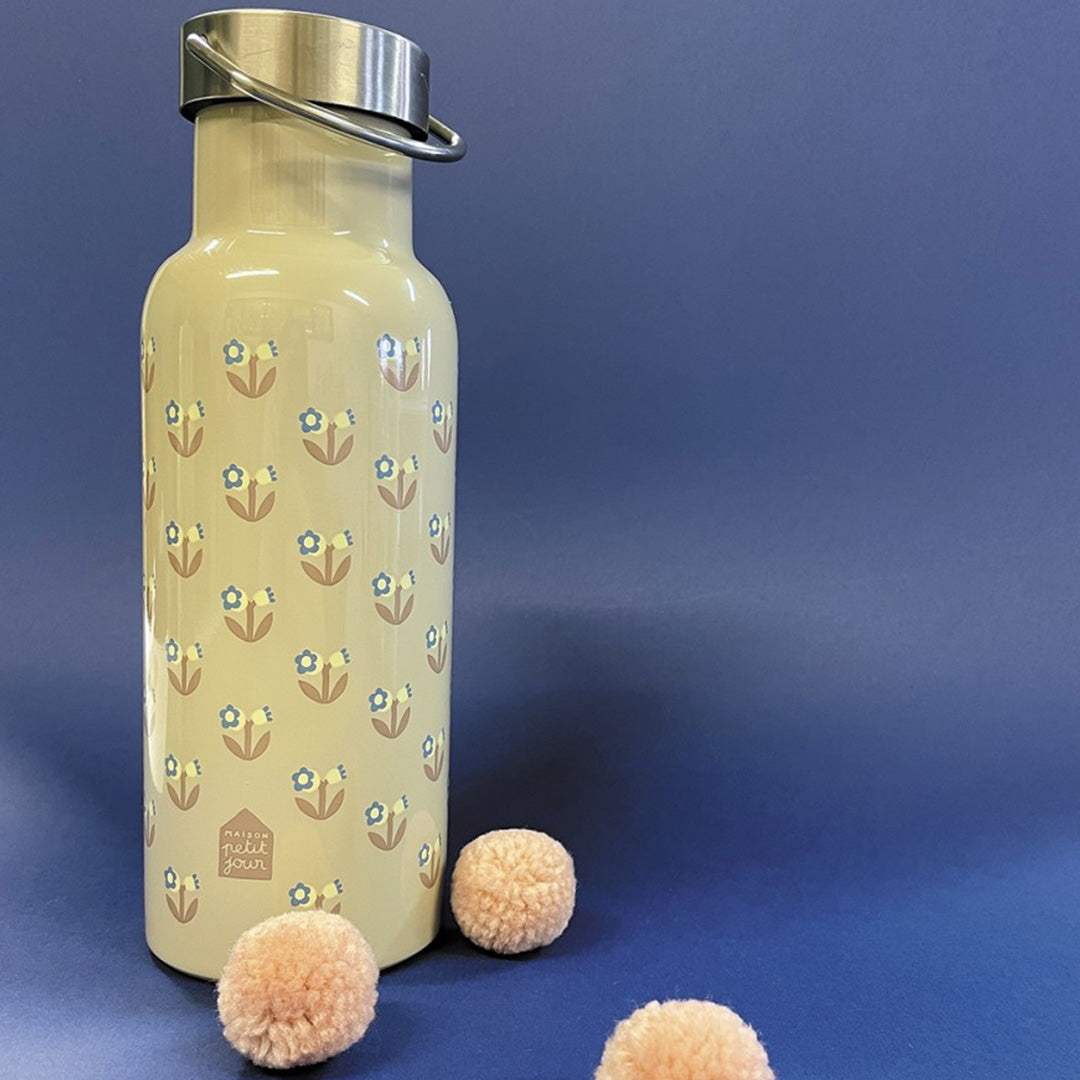 maison petit jour rvs drinkfles bloemetjes - 500 ml | FL792R | 1