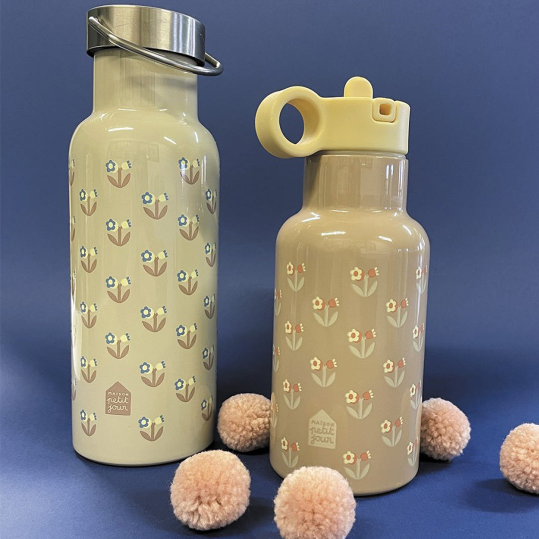 maison petit jour rvs drinkfles bloemetjes - 500 ml | FL792R | 2