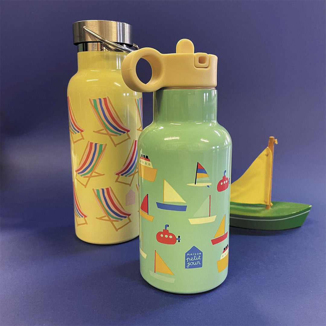 maison petit jour rvs drinkfles strandstoelen - 500 ml | BT792R | 2