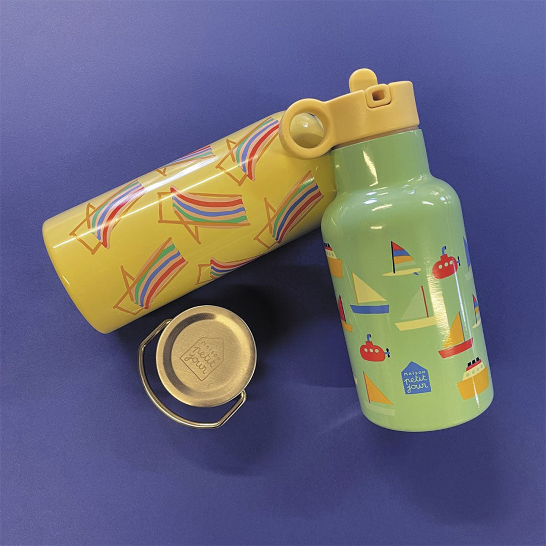 maison petit jour rvs drinkfles strandstoelen - 500 ml | BT792R | 3