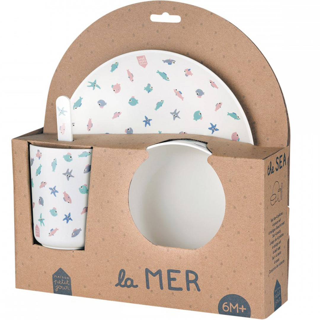 maison petit jour serviesset de zee - 4st | AM901PR | 3