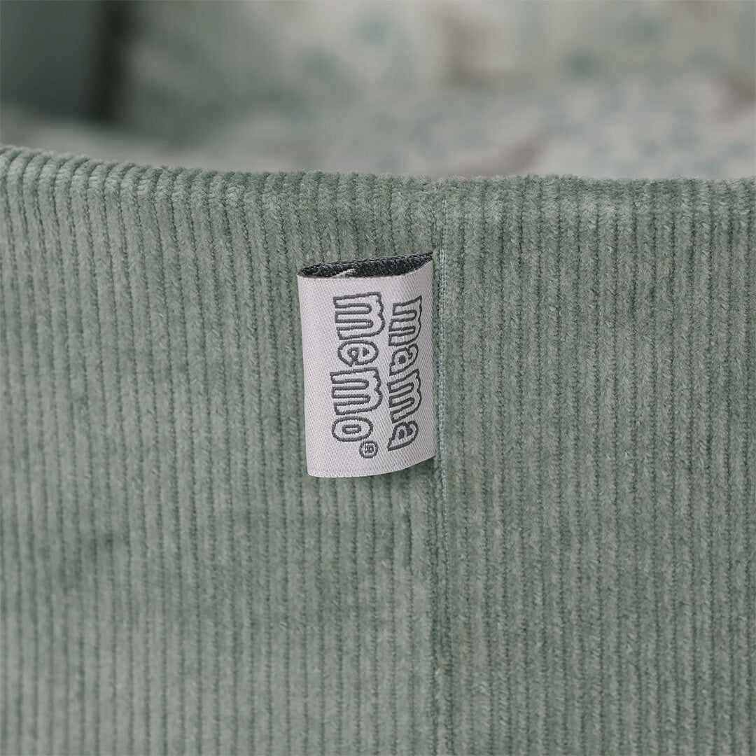 mama memo poppenreiswieg corduroy mint - 35 cm | 120132 | 3