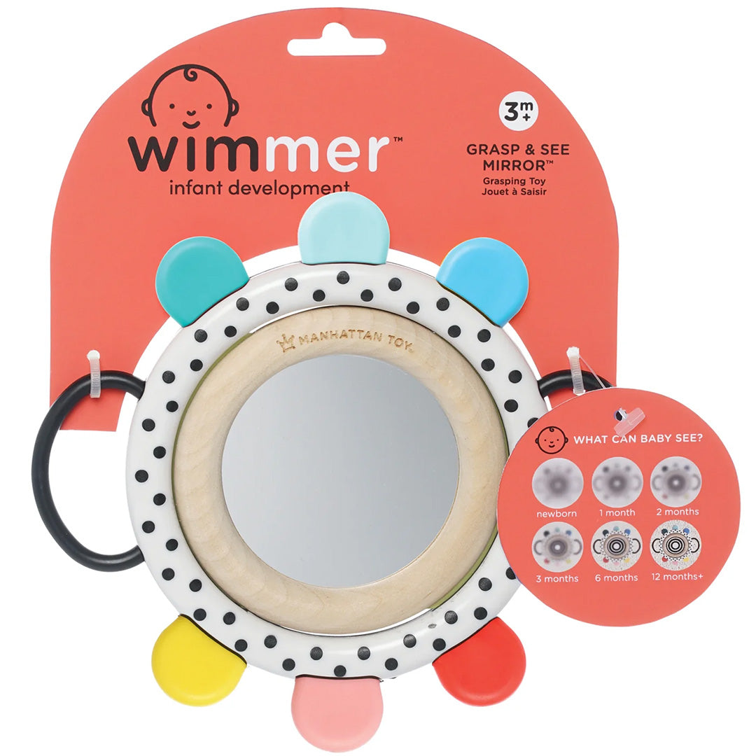 manhattan toy babyspiegel en bijtring - wimmer | M353050 | 6
