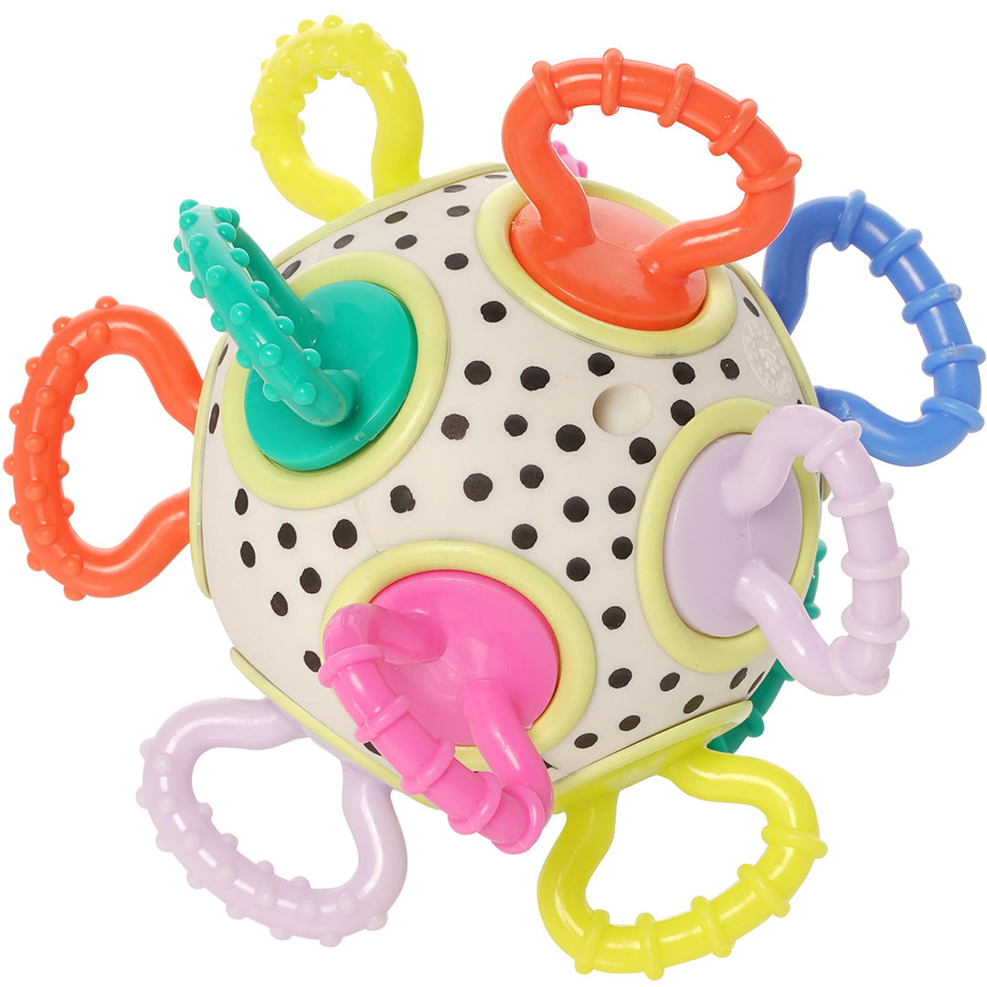 manhattan toy sensorische rammelaar - click clack colorpop | M165210 | 